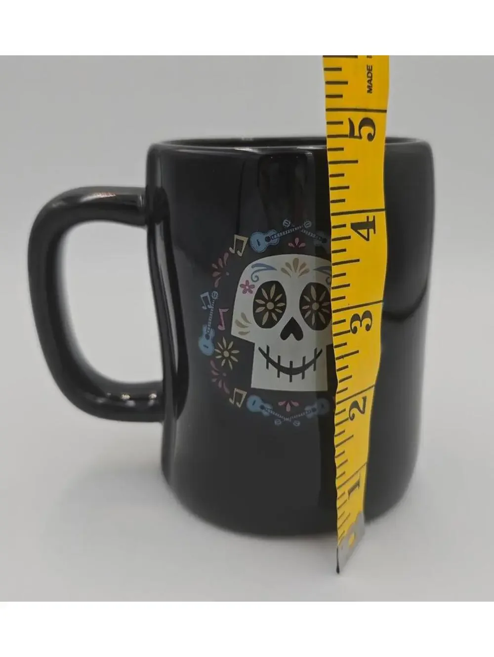 Disney Pixar Coco Un Poco Loco Black Rae Dunn Ceramic Mug